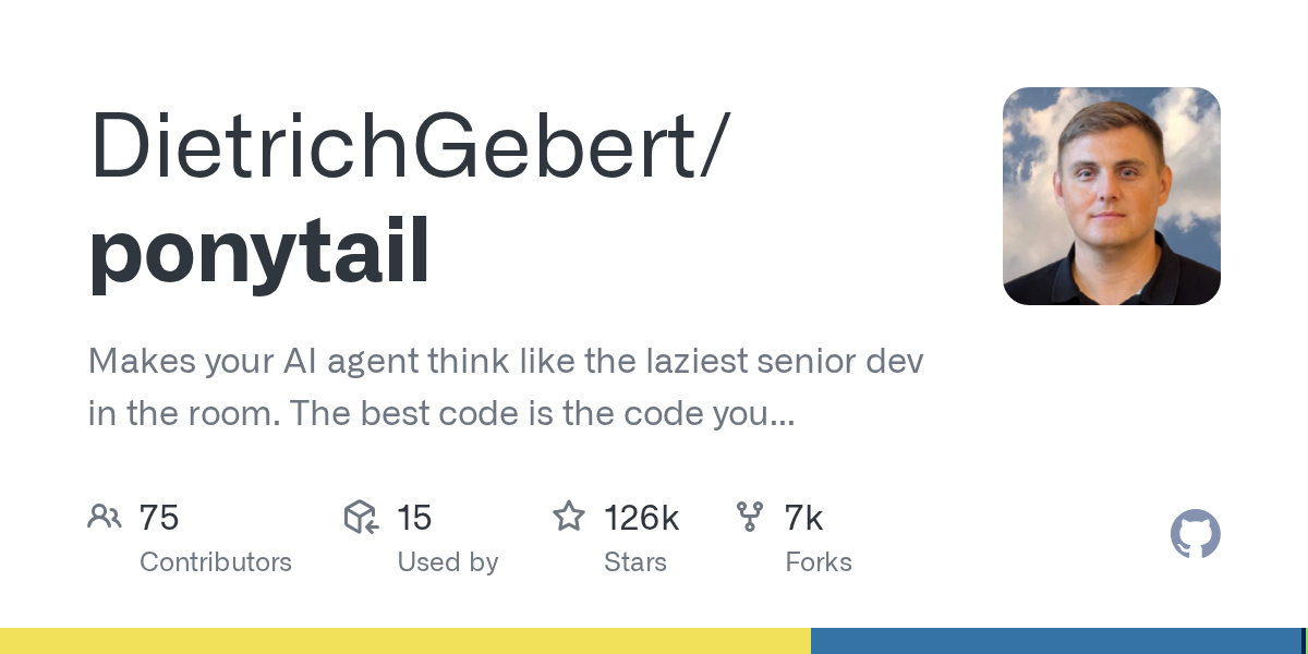 ponytail: Neues GitHub-Projekt optimiert KI-Agenten durch die Philosophie des minimalen Codes