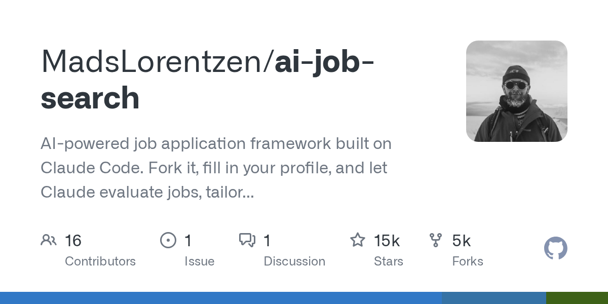 AI-Job-Search: A New Framework Built on Claude Code for Automated Career Management