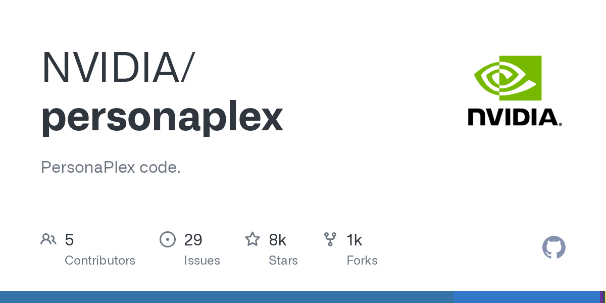 NVIDIA Releases PersonaPlex: Advanced Voice and Character Control for Full-Duplex Conversational Speech Models