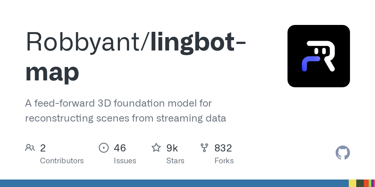 LingBot-Map 开源：基于流数据重建 3D 场景的前馈基础模型