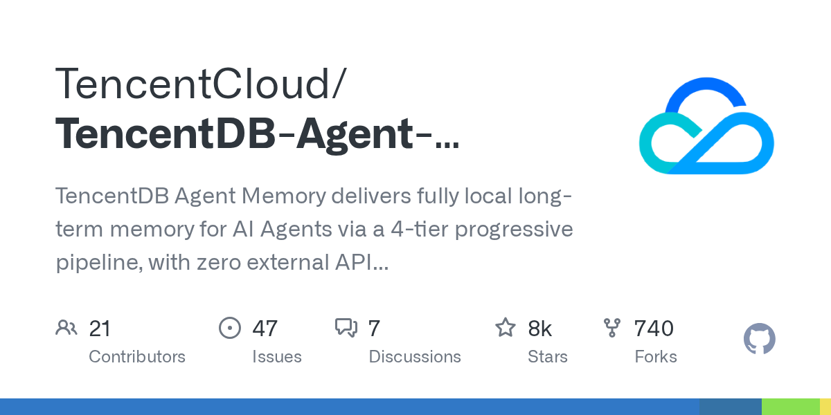 TencentCloud Launches TencentDB-Agent-Memory: A Local Long-Term Memory Solution for AI Agents with Zero API Dependencies