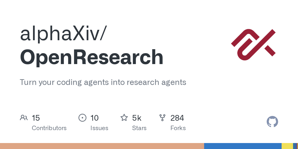 OpenResearch von alphaXiv auf GitHub Trending: Wie Code-Agenten gezielt in autonome Forschungs-Agenten umgewandelt werden