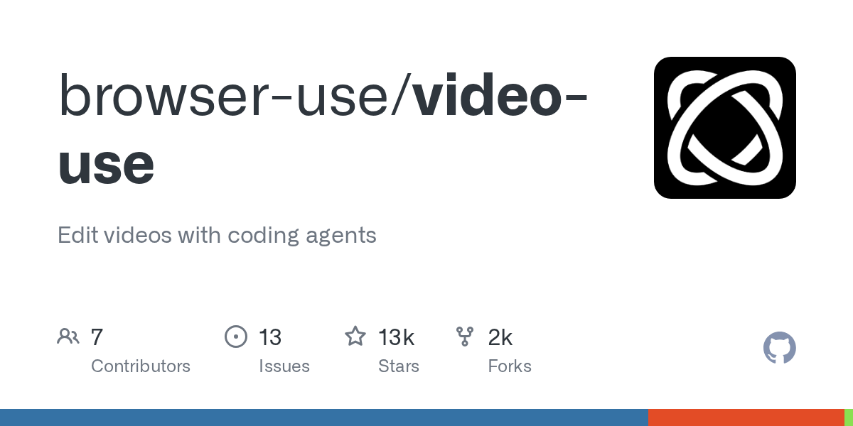 Video-Use: Leveraging Coding Agents for Automated Video Editing via New Open-Source GitHub Project