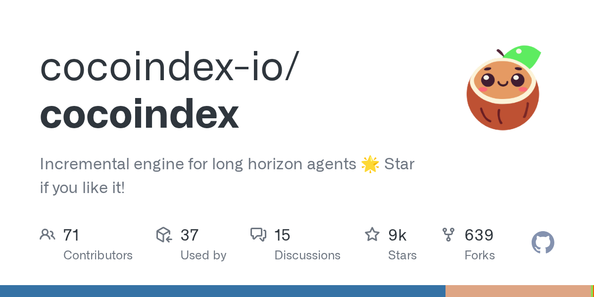 Cocoindex: Exploring the New Incremental Engine Designed for the Development of Long-Term AI Agents