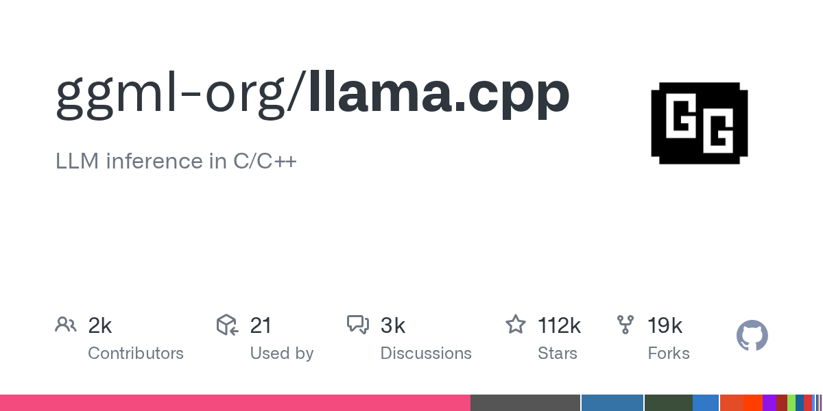 llama.cpp: A Specialized C/C++ Implementation for High-Performance Large Language Model Inference
