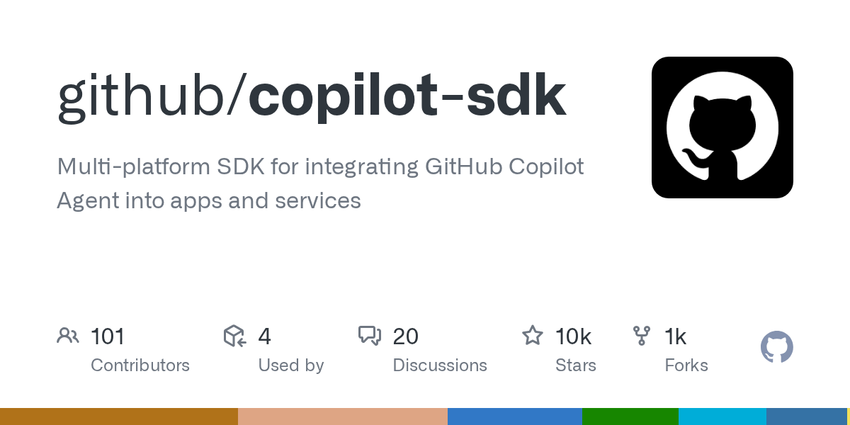 GitHub Releases Cross-Platform Copilot SDK for Integrating AI Agents into Applications and Services