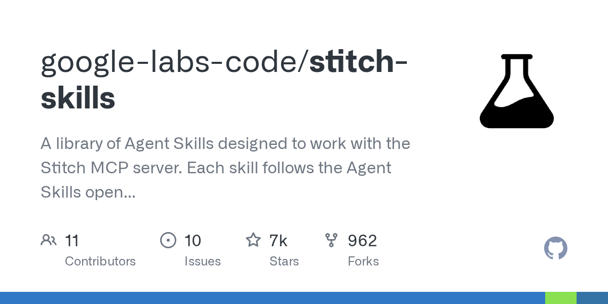 Google Labs Unveils Stitch-Skills: A Standardized Library for AI Agent Interoperability