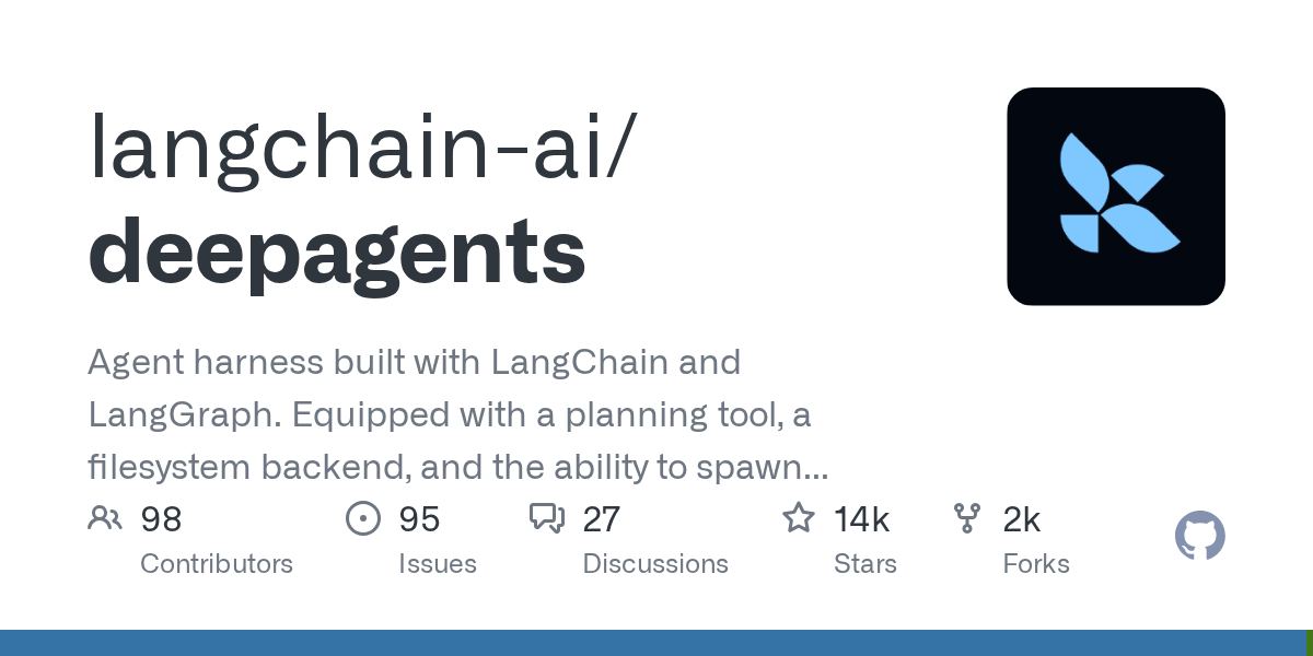 LangChain 推出 DeepAgents：集成 LangGraph 的多智能体协作与复杂任务处理框架