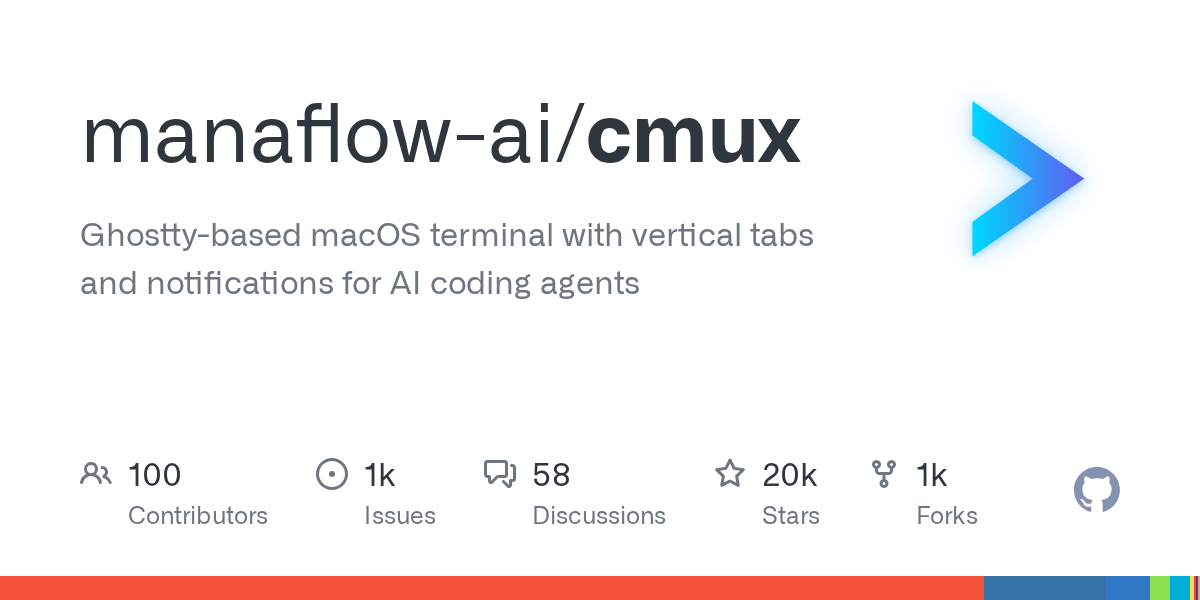 cmux: A Specialized macOS Terminal Built on Ghostty for AI Programming Agents and Enhanced Workflow Management