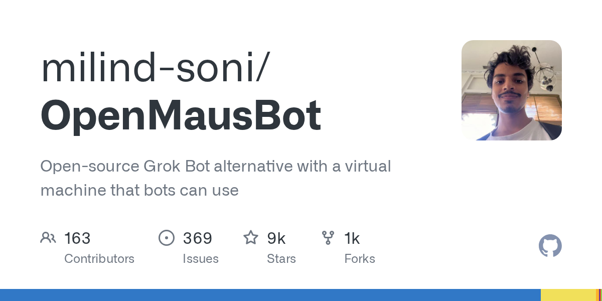 OpenMausBot Emerges on GitHub Trending as an Open-Source Grok Bot Alternative with Dedicated Virtual Machines