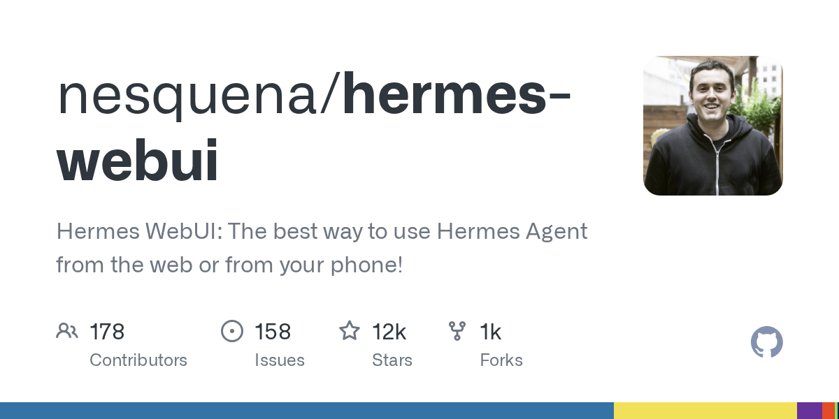 Hermes WebUI: Enabling Seamless Web and Mobile Access to Sophisticated Autonomous AI Agents on Private Servers