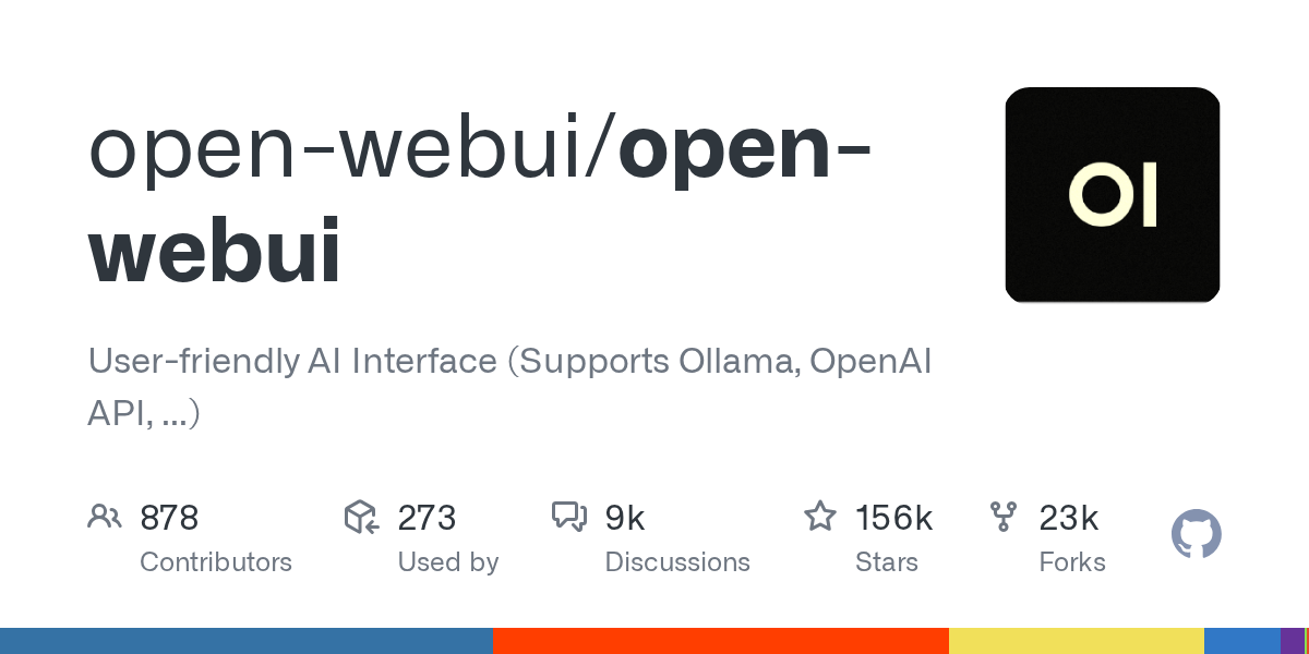 Open-WebUI Gains Recognition on GitHub Trending as a User-Friendly AI Interface Supporting Ollama and OpenAI API