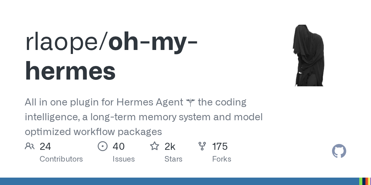 开源套件oh-my-hermes登榜：赋能Hermes Agent代码智能与长期记忆