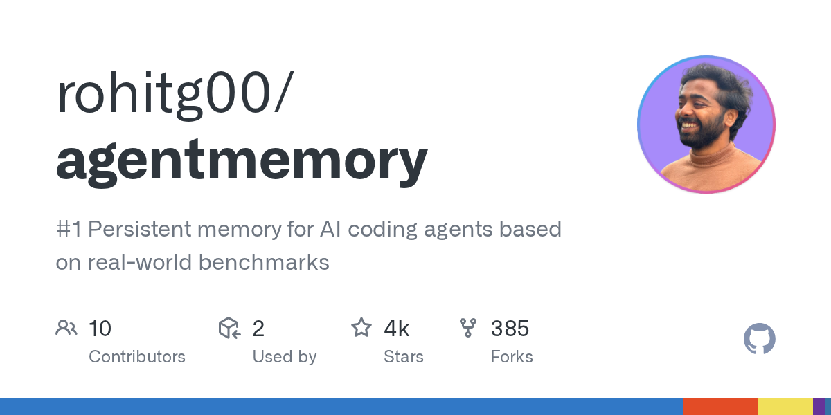 AgentMemory Emerges as Leading Persistent Memory Solution for AI Coding Agents in Real-World Benchmarks