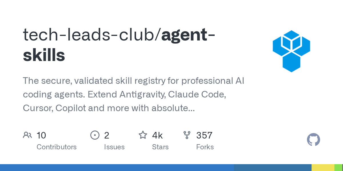 Agent-Skills: A New Secure and Verified Skill Registry for Professional AI Coding Agents and Development Tools