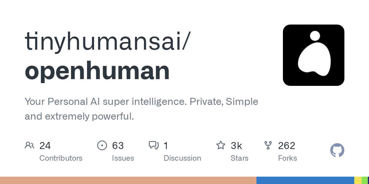 OpenHuman：打造私密且强大的个人AI超级智能