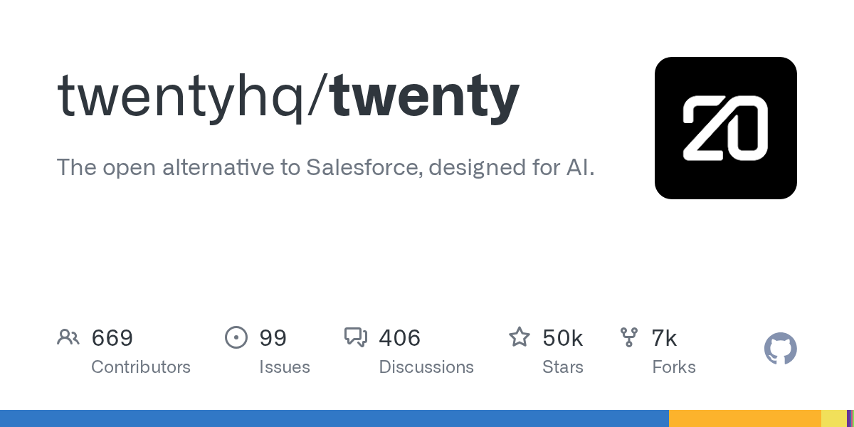 Twenty: The Open-Source Salesforce Alternative Specifically Engineered for the AI Era