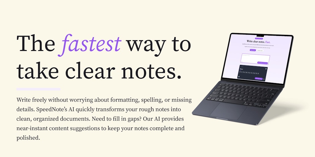 SpeedNote AI