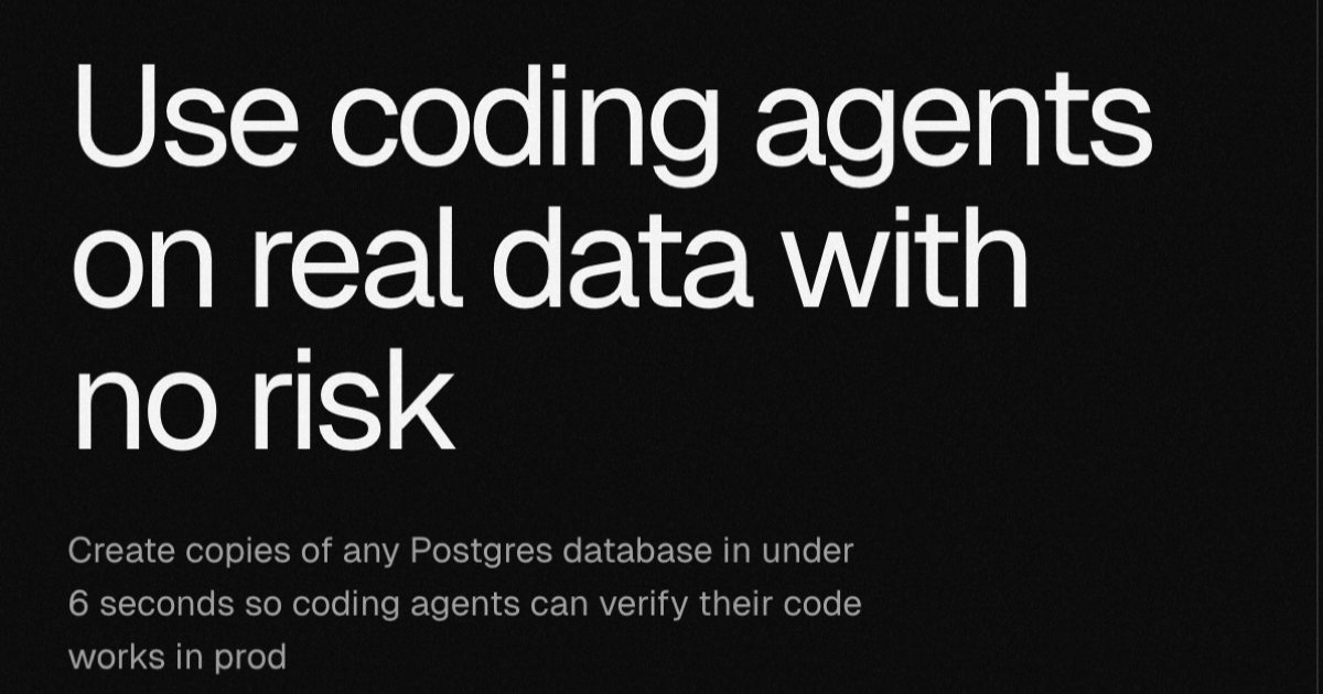 Ardent Launches Instant Postgres Sandboxing to Enable Risk-Free Database Testing for AI Coding Agents
