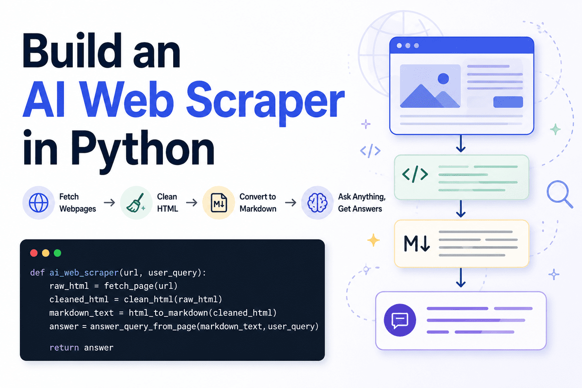 How to Build a Simple AI Web Scraper with Python for Efficient LLM-Powered QA Engines