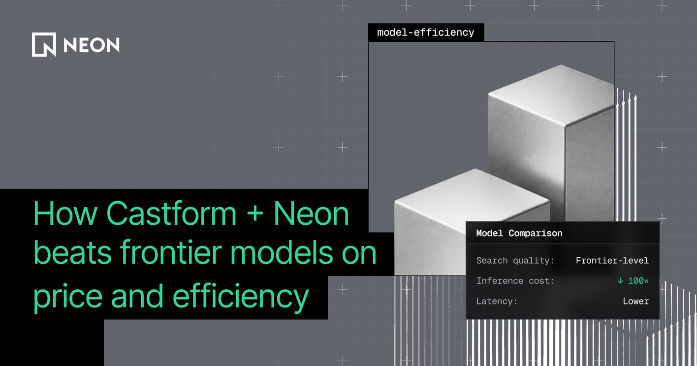Castform and Neon Outperform GPT-5.6 Sol in Retrieval Accuracy at 100x Lower Cost