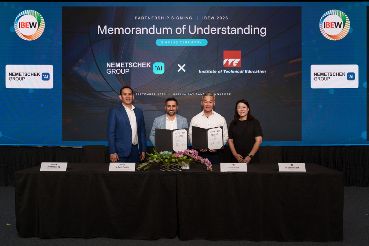 Nemetschek Partners with ITE and Singapore Polytechnic for Five-Year AI Training Initiative