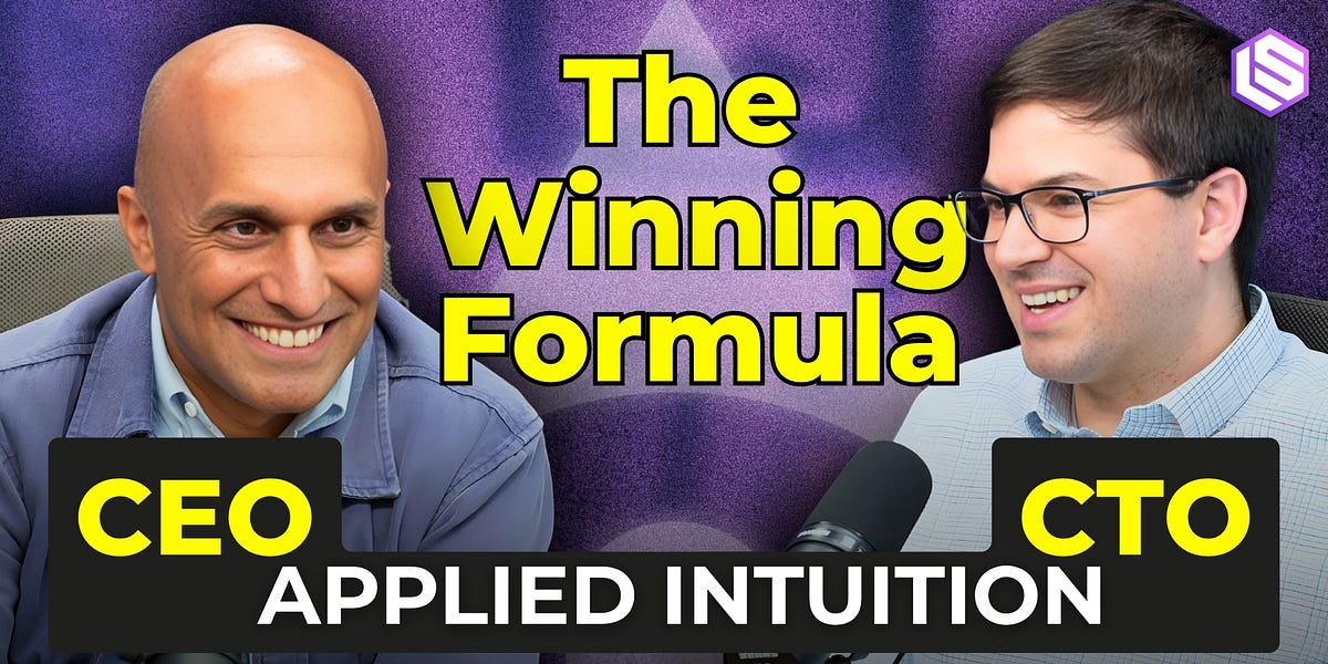 Physical AI that Moves the World: Insights from Applied Intuition’s Qasar Younis and Peter Ludwig