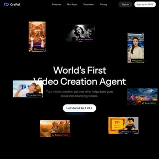CrePal - 비디오 AI Tool Screenshot