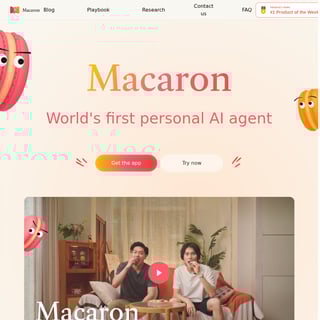 Macaron AI - Продуктивность AI Tool Screenshot