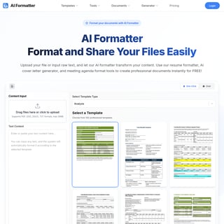 AI Formatter - Продуктивность AI Tool Screenshot