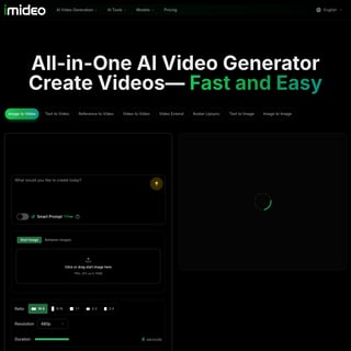 iMideo AI - Video AI Tool Screenshot