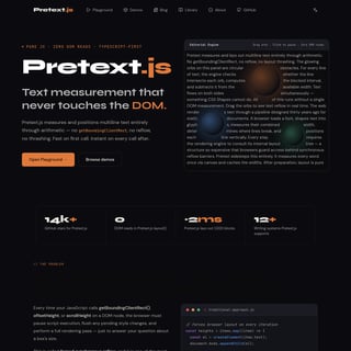 Pretext.JS - Web Design AI Tool Screenshot