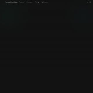 RemoveFrom.Video - Video AI Tool Screenshot