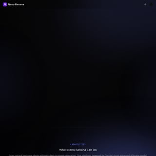 Nano Banana AI Image - Image Generator AI Tool Screenshot