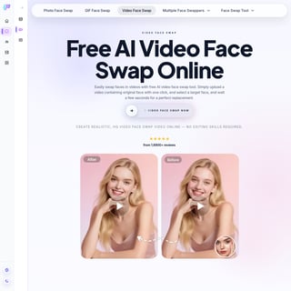Face AI Video Swap - Video AI Tool Screenshot