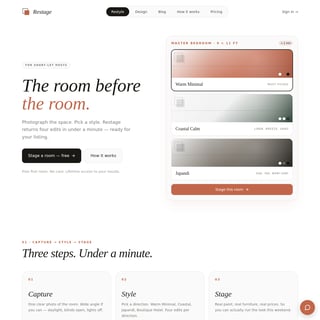 Restage - Image Generator AI Tool Screenshot