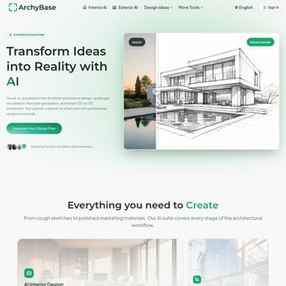 ArchyBase - 建築とデザイン AI Tool Screenshot