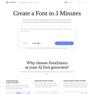 FontDance - Архитектура и Дизайн AI Tool Screenshot