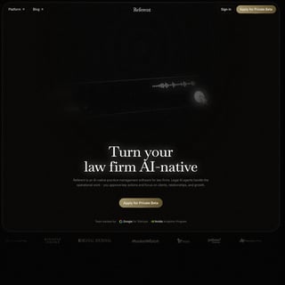 Referent - Legal AI Tool Screenshot