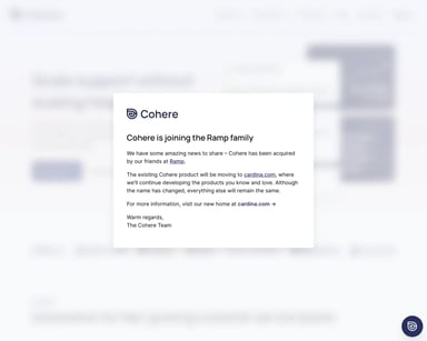 Совместный просмотр для клиентской поддержки | Cohere.io