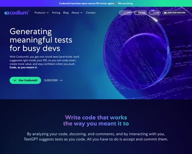 Meaningful Code Tests for Busy Devs | CodiumAI