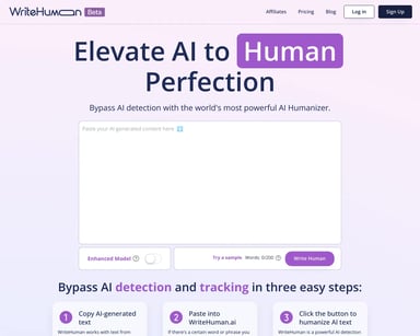 WriteHuman: Niewykrywalny AI i Humanizer AI