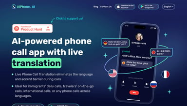 AI-powered Phone Call App with Live Translation and Transcription