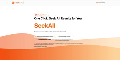 SeekAll - Eén Klik, Zoek Alle Resultaten Voor U