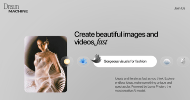 Dream Machine - Create Stunning Images and Videos with AI