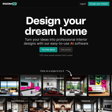 Room AI: AIインテリアデザイナー