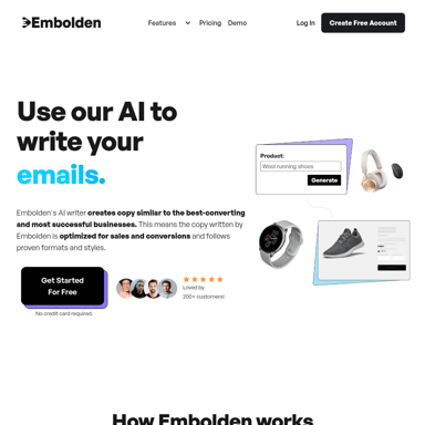 Embolden - AI Writing for Ecommerce