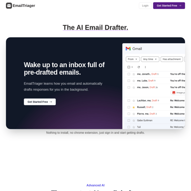 EmailTriager - The AI Email Drafter