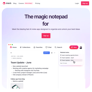 Mem – AI-приложение для заметок, которое поможет вам организоваться