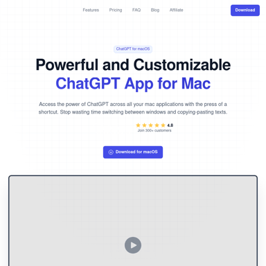 PaletteBrain - 适用于Mac的ChatGPT应用